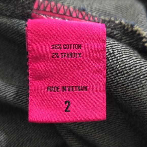 Torrid x Betsey Johnson Floral skull trucker jean jacket coat Plus Size 2 2X New - Picture 12 of 14